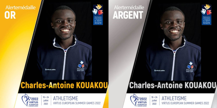 Charles-Antoine Kouakou : médaillé d’or et d’argent à VERTUS 2022